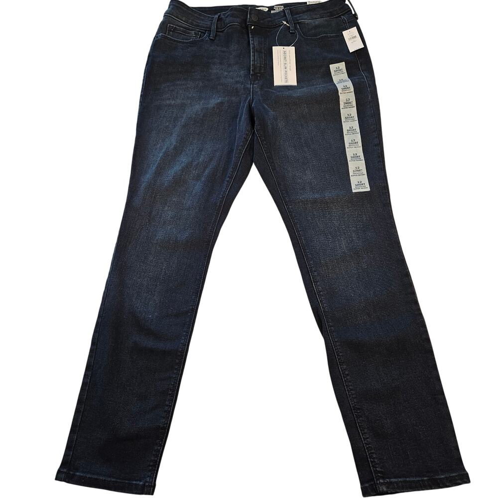 Old Navy Rockstar Super Skinny Jeans Secret Slim Pocket Size 12 Short NWT